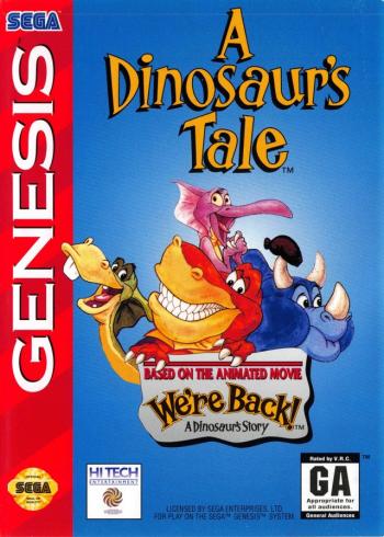 Cover We're Back! - A Dinosaur's Tale for Genesis - Mega Drive